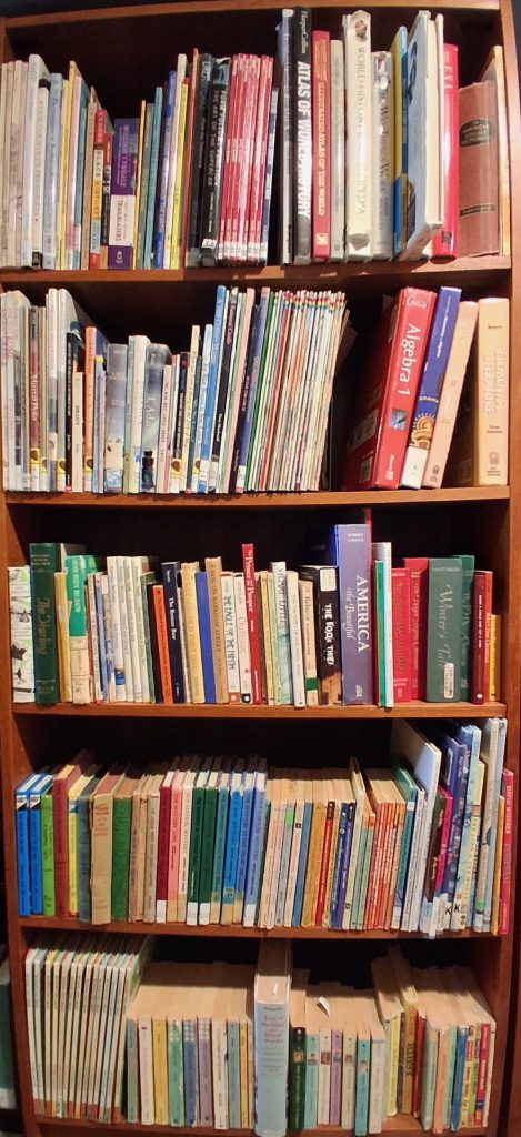 photos of organized spaces - bookshelf