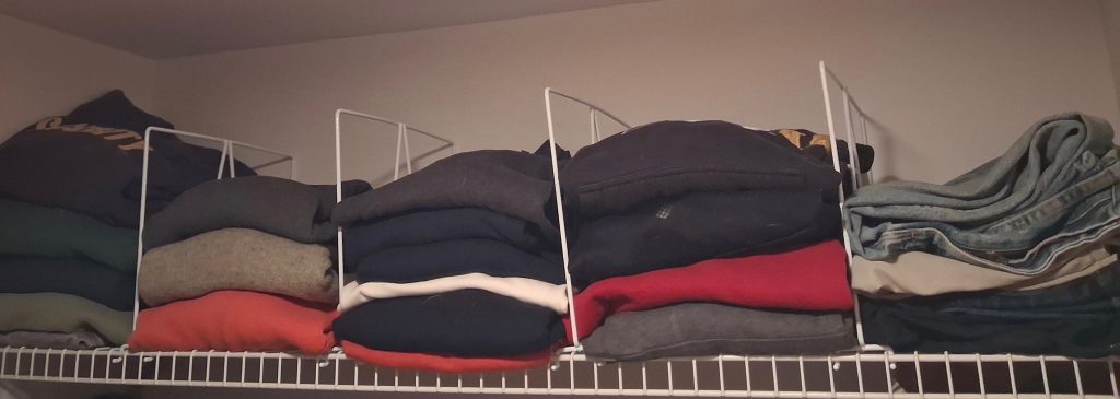 photos of organized spaces - After closet organization system