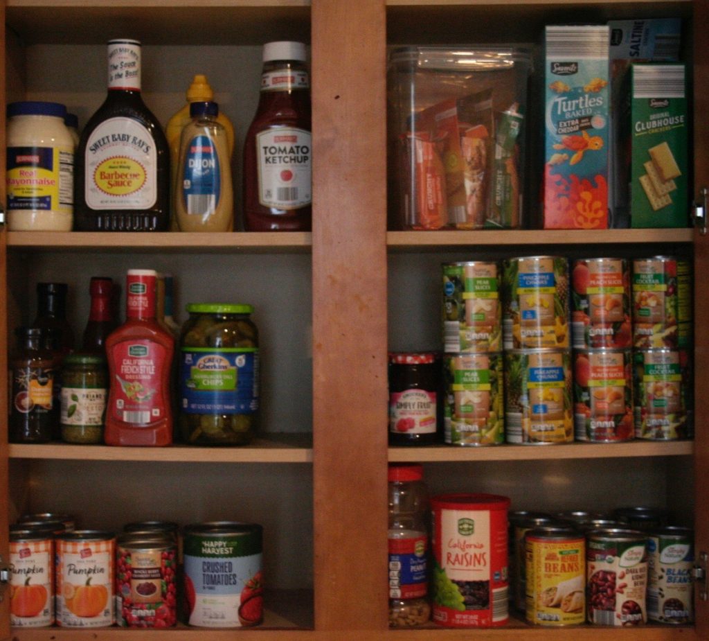 photo of organized space - pantry