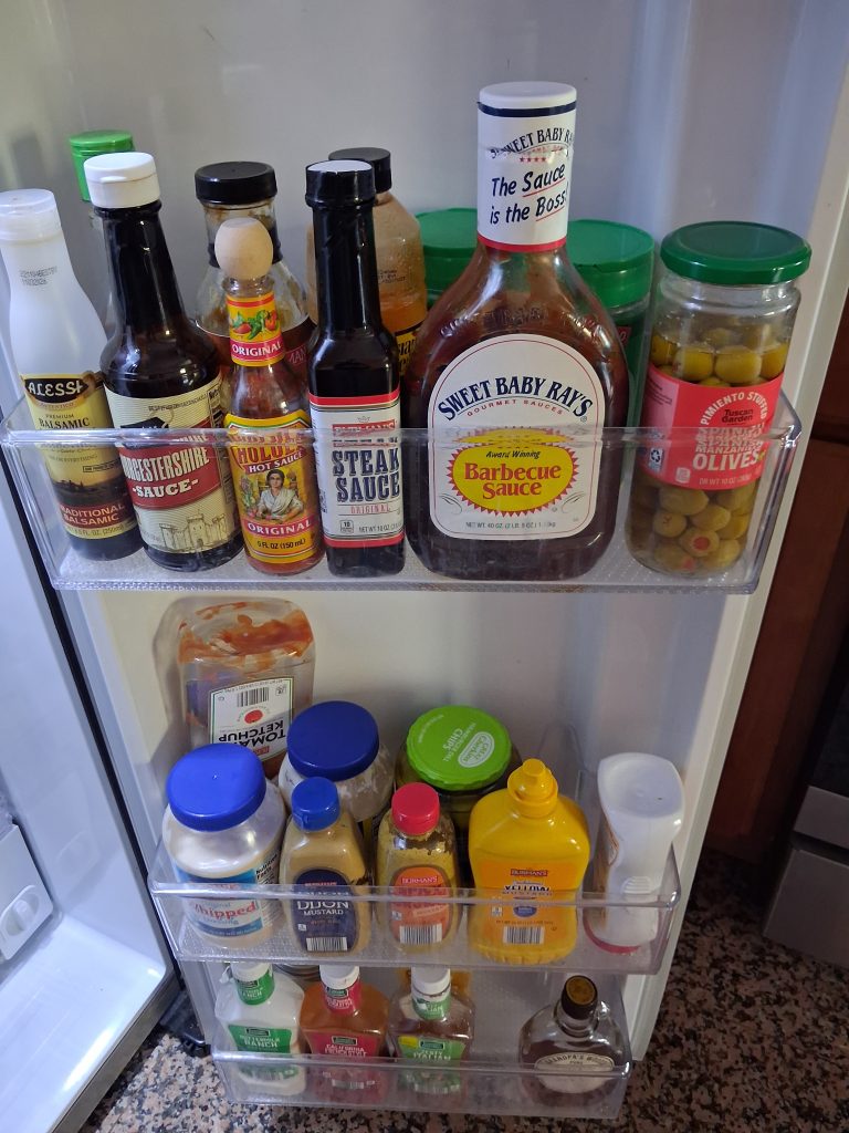 Refrigerator organizing