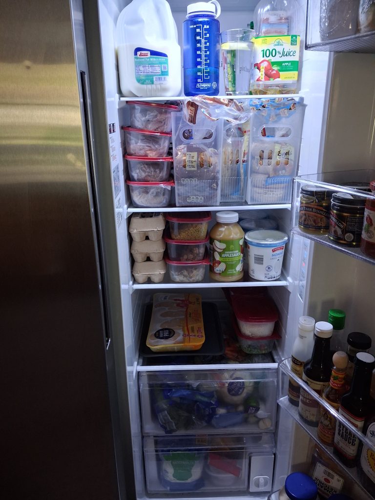 Refrigerator organizing