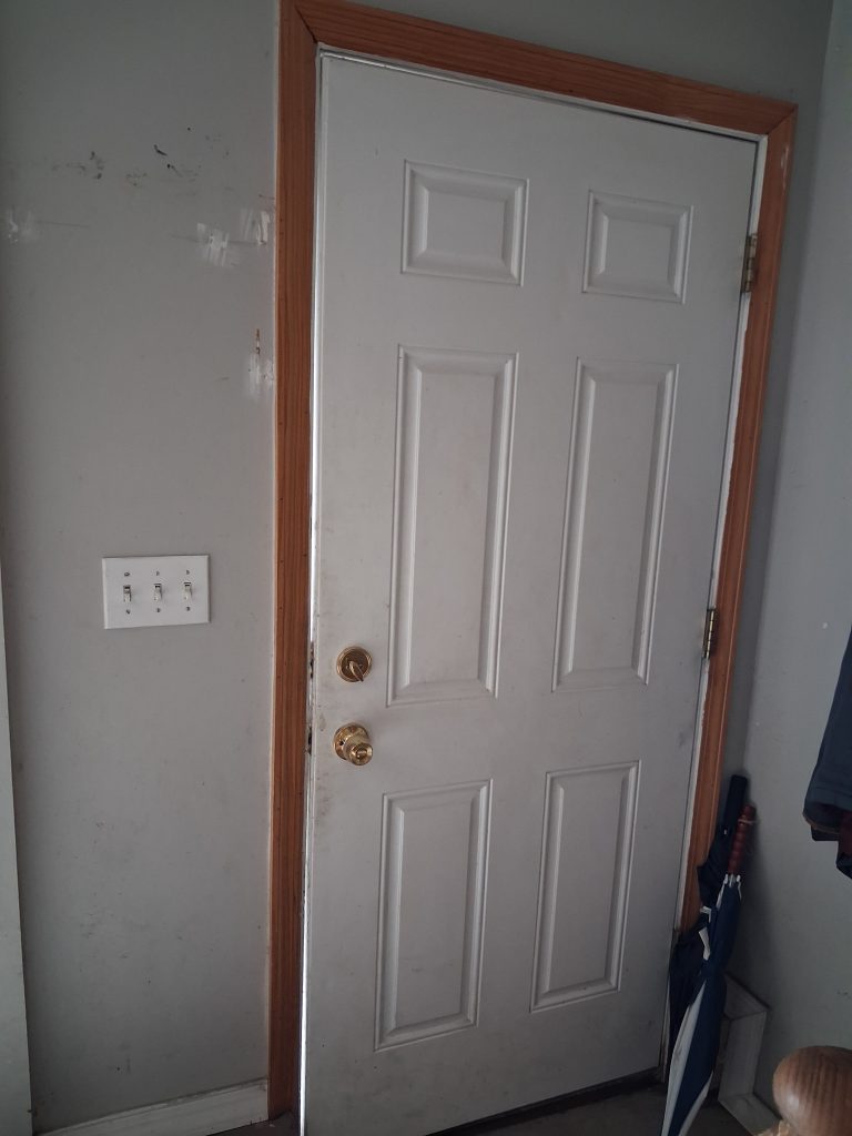 entryway paint before