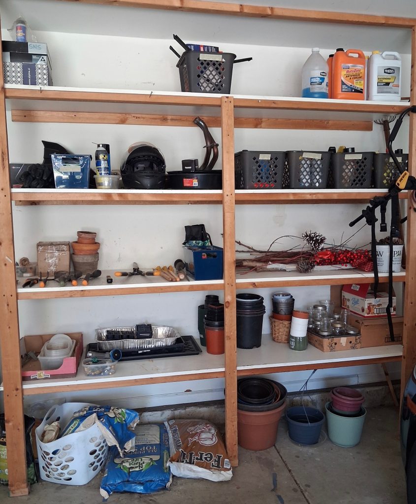 family garage organization - after