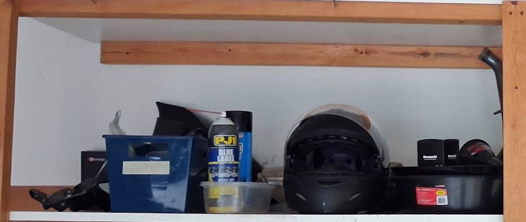 Garage organization zones - after