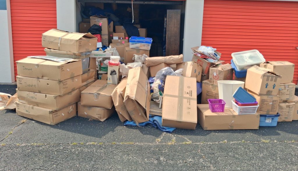 clean out your storage unit